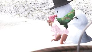 The woman vacationer trapped by the infamous snowman