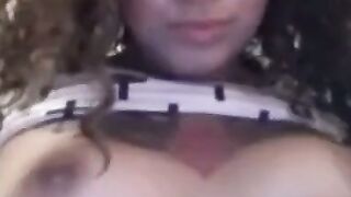 Latina Babe Fingers Herself on Webcam