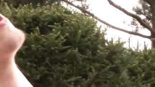 Young jocks rimming each other and fucking bareback outdoors