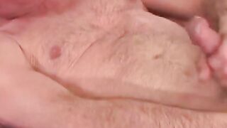 Old senior uses huge anal toy to stretch his tight hole solo