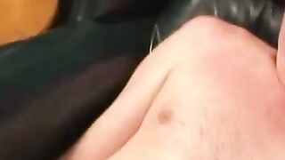 Old senior uses huge anal toy to stretch his tight hole solo