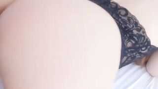 Lovely girl with a great round ass and