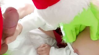 The Grinch's wish to steal Christmas from an Elf Girl - Terri Orl - steamy xxx porn!