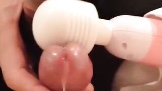 2 Asian Crossdressers Play with Sex Toys and Cum Hard