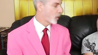 Jezz Drizzle will get a food tickle when he gets the wrong answer on a game show