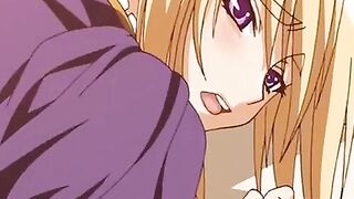 Busty graceful babe gets creampie
