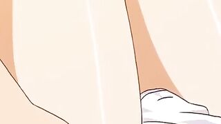 Busty graceful babe gets creampie