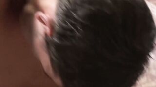 Twink gives blowjob only to get fucked raw by sexy stud