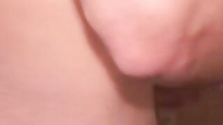 Inked senior wears his sexy glasses and jerking off solo