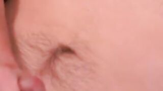 Inked senior wears his sexy glasses and jerking off solo