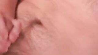 Inked senior wears his sexy glasses and jerking off solo