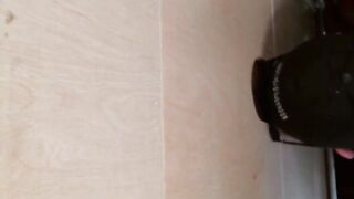 Kinky white dude sucks black glory hole fuck stick wildly