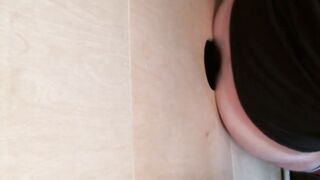 Kinky white dude sucks black glory hole fuck stick wildly