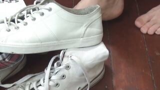 Foot fetish teen Tristan toe licked after hardcore anal fuck