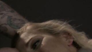 Little bitch enjoys the dark side of sex with her new fucker