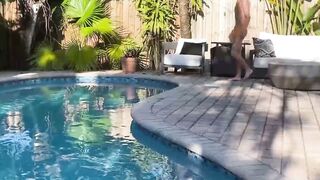 Johnny Hunter gets horny and fucks Jayden Pierce after swimming