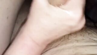 Big Tits Amateur Handjob on Saturday Night