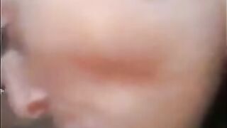 Pierced Brunette Blows in the Car 2