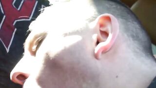 Hardcore outdoor raw sex with amateur hairy twink and jock
