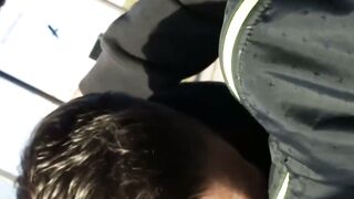 Hardcore outdoor raw sex with amateur hairy twink and jock
