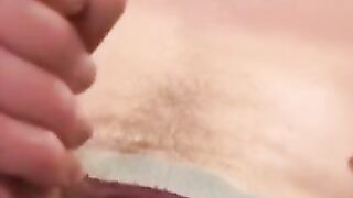Skinny senior masturbating and moaning before hot cumshot