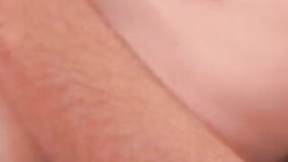 Skinny senior masturbating and moaning before hot cumshot