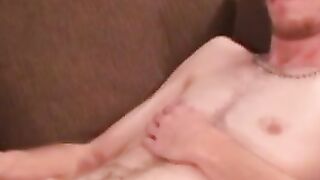 Skinny senior masturbating and moaning before hot cumshot