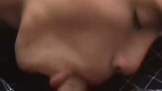Amateur twink sucks off his boyfriend and gets anally railed