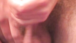 Amateur guy next door jerking it off and spraying cum