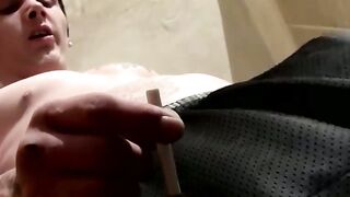Sexy ass thug Kyd Cash loves to smoke and jerk his big dick