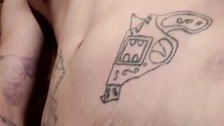 Sexy ass thug Kyd Cash loves to smoke and jerk his big dick