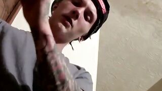 Sexy ass thug Kyd Cash loves to smoke and jerk his big dick