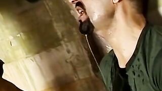 Filthy studs pounding in nature after swapping blowjobs