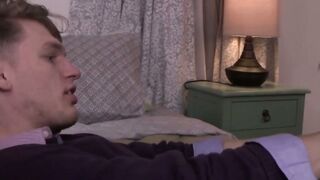 Passionate anal fucking at the office with handsome gays