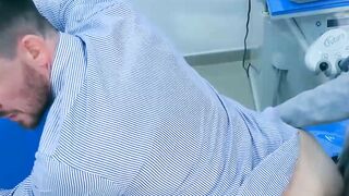 Doctor Franky Fox drilled doggystyle after blowing patient