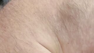 Working old man's ass hole and then letting him masturbate