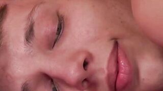 Muscle butt lover giving ass massage and toying his friend
