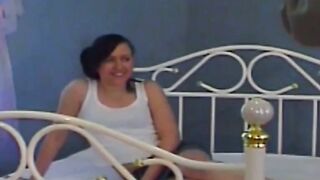 Slim English stunner penetrated hard missionary style