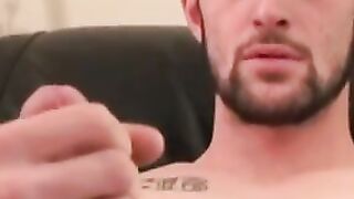 Beautiful amateur Ricky teases and jerks off his cock solo