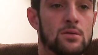 Beautiful amateur Ricky teases and jerks off his cock solo