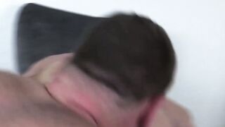 Bear pounding his favorite bottom until a juicy jizz ending