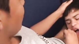 Latino twink drills his lover up the ass hard and deep