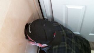 Naughty butt pirate found perfect glory hole schlong