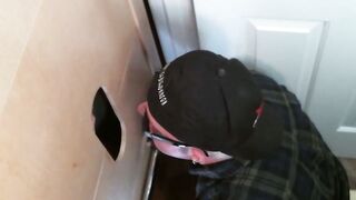 Naughty butt pirate found perfect glory hole schlong