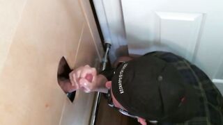 Naughty butt pirate found perfect glory hole schlong