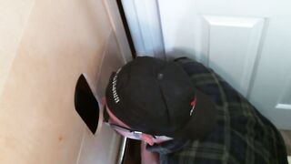 Naughty butt pirate found perfect glory hole schlong