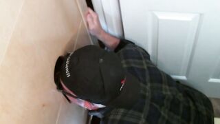 Naughty butt pirate found perfect glory hole schlong