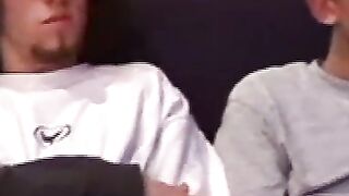 Adam and his two friends getting down to cock sucking action