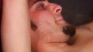Adam and his two friends getting down to cock sucking action