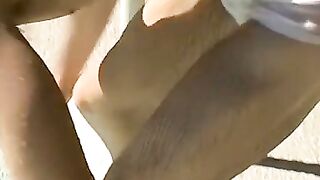 Zack Randall gives athletic Mike Roberts handjob by the pool
